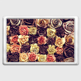 Магнит 45*70 с принтом Шоколадные розы в Кировске, Пластик | Размер: 78*52 мм; Размер печати: 70*45 | бабушке | девочке | девушке | дочке | желтые цветы | женщине | маме | подруге | природа | розовые цветы | розы | сестре | теще | тюльпаны | цветы