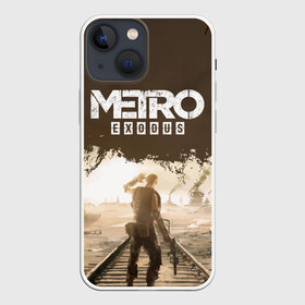 Чехол для iPhone 13 mini с принтом METRO: EXODUS   Пустыня в Кировске,  |  | 2033 | artem | exodus | fps | game | games | last | light | metro | moscow | russia | shooter | stalker | winter | артем | зима | игра | игры | исход | метро | москва | последнее | россия | сталкер | убежище | шутер