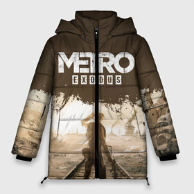 Женская зимняя куртка 3D с принтом METRO EXODUS - Пустыня в Кировске, верх — 100% полиэстер; подкладка — 100% полиэстер; утеплитель — 100% полиэстер | длина ниже бедра, силуэт Оверсайз. Есть воротник-стойка, отстегивающийся капюшон и ветрозащитная планка. 

Боковые карманы с листочкой на кнопках и внутренний карман на молнии | Тематика изображения на принте: 2033 | artem | exodus | fps | game | games | last | light | metro | moscow | russia | shooter | stalker | winter | артем | зима | игра | игры | исход | метро | москва | последнее | россия | сталкер | убежище | шутер