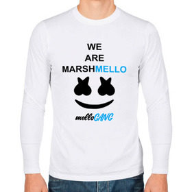 Мужской лонгслив хлопок с принтом Marshmello (MELLOGANG) в Кировске, 100% хлопок |  | Тематика изображения на принте: christopher comstock | dj | marshmello | mellogang | music | диджей | клубная музыка | клубняк | крис комсток | логотип | маршмеллоу | музыка