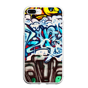 Чехол для iPhone 7Plus/8 Plus матовый с принтом Graffiti в Кировске, Силикон | Область печати: задняя сторона чехла, без боковых панелей | grafity | paint | street art | urban | город | граффити | искусство | кирпичи | краски | рисунки | стена | улицы | уличное искусство