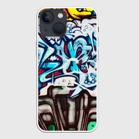 Чехол для iPhone 13 mini с принтом Graffiti в Кировске,  |  | grafity | paint | street art | urban | город | граффити | искусство | кирпичи | краски | рисунки | стена | улицы | уличное искусство