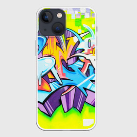 Чехол для iPhone 13 mini с принтом Неоновая кислота в Кировске,  |  | grafity | paint | street art | urban | город | граффити | искусство | кирпичи | краски | рисунки | стена | улицы | уличное искусство