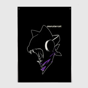 Постер с принтом Monstercat в Кировске, 100% бумага
 | бумага, плотность 150 мг. Матовая, но за счет высокого коэффициента гладкости имеет небольшой блеск и дает на свету блики, но в отличии от глянцевой бумаги не покрыта лаком | monstercat | клуб | клубная музыка | кот | котенок | кошка | лейбл | монстар | монстар кет | монстер | музыка | танцевальная музыка | электронная | электронная музыка