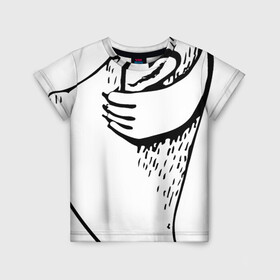 Детская футболка 3D с принтом Нерпа Нина с Байкалом в Кировске, 100% гипоаллергенный полиэфир | прямой крой, круглый вырез горловины, длина до линии бедер, чуть спущенное плечо, ткань немного тянется | baikal | irkutsk | байкал | иркутск | нерпа