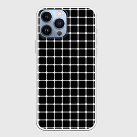 Чехол для iPhone 13 Pro Max с принтом Неуловимые серый точки в Кировске,  |  | иллюзия | кажется | квадраты | клетка | круги | линии | полосы | сетка | точки | ячейка