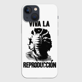 Чехол для iPhone 13 mini с принтом Чужой в Кировске,  |  | alien | aliens | viva la revolution | xenomorph | ксеноморф | монстры | ужасы | че | че гевара | чегевара | чужие | чужой