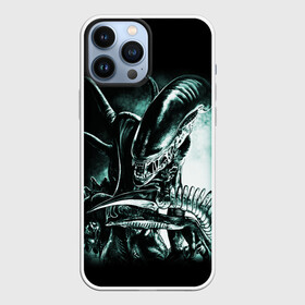 Чехол для iPhone 13 Pro Max с принтом Чужой в Кировске,  |  | alien | aliens | xenomorph | ксеноморф | монстры | ужасы | чужие | чужой