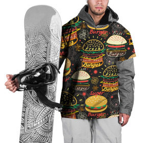 Накидка на куртку 3D с принтом Гамбургеры в Кировске, 100% полиэстер |  | hamburgers | sandwic | булочка | бутерброды | быстрая | гамбургер | гамбургеры | геометрический | графика | еда | зелень | иллюстрация | картинка | кунжут | мода | мясо | надпись | орнамент | рисунок | свежий