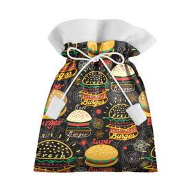 Подарочный 3D мешок с принтом Гамбургеры в Кировске, 100% полиэстер | Размер: 29*39 см | hamburgers | sandwic | булочка | бутерброды | быстрая | гамбургер | гамбургеры | геометрический | графика | еда | зелень | иллюстрация | картинка | кунжут | мода | мясо | надпись | орнамент | рисунок | свежий