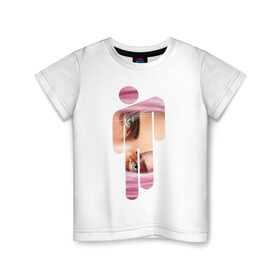 Детская футболка хлопок с принтом Billie Eilish Style в Кировске, 100% хлопок | круглый вырез горловины, полуприлегающий силуэт, длина до линии бедер | billie eilish | lovely | music | ocean eyes | pop | билли айлиш | девушка | музыка | океан | поп | эйлиш | элиш