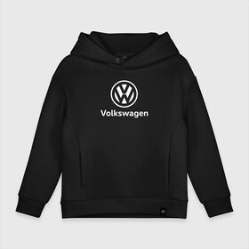 Детское худи Oversize хлопок с принтом VOLKSWAGEN в Кировске, френч-терри — 70% хлопок, 30% полиэстер. Мягкий теплый начес внутри —100% хлопок | боковые карманы, эластичные манжеты и нижняя кромка, капюшон на магнитной кнопке | auto | sport | volkswagen | авто | автомобиль | автомобильные | бренд | марка | машины | спорт