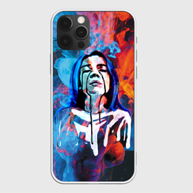 Чехол для iPhone 12 Pro с принтом Billie Eilish Smoke в Кировске, силикон | область печати: задняя сторона чехла, без боковых панелей | billie eilish | lovely | music | ocean eyes | pop | билли айлиш | девушка | музыка | океан | поп | эйлиш | элиш