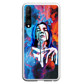 Чехол для Honor P30 с принтом Billie Eilish Smoke в Кировске, Силикон | Область печати: задняя сторона чехла, без боковых панелей | billie eilish | lovely | music | ocean eyes | pop | билли айлиш | девушка | музыка | океан | поп | эйлиш | элиш