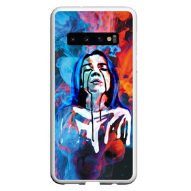 Чехол для Samsung Galaxy S10 с принтом Billie Eilish Smoke в Кировске, Силикон | Область печати: задняя сторона чехла, без боковых панелей | billie eilish | lovely | music | ocean eyes | pop | билли айлиш | девушка | музыка | океан | поп | эйлиш | элиш