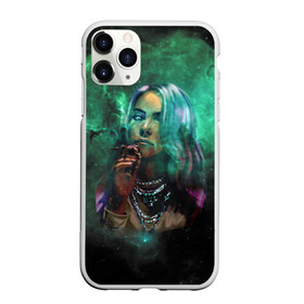 Чехол для iPhone 11 Pro Max матовый с принтом Billie Eilish Space в Кировске, Силикон |  | Тематика изображения на принте: billie eilish | lovely | music | ocean eyes | pop | билли айлиш | девушка | музыка | океан | поп | эйлиш | элиш