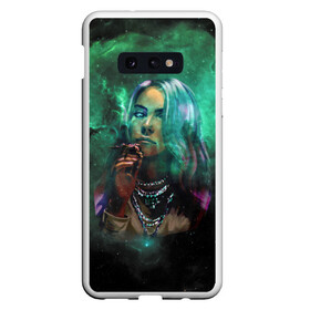 Чехол для Samsung S10E с принтом Billie Eilish Space в Кировске, Силикон | Область печати: задняя сторона чехла, без боковых панелей | Тематика изображения на принте: billie eilish | lovely | music | ocean eyes | pop | билли айлиш | девушка | музыка | океан | поп | эйлиш | элиш