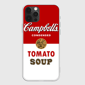 Чехол для iPhone 12 Pro Max с принтом Банка с супом Кэмпбелл в Кировске, Силикон |  | campbell’s soup | pop art | popart | арт | банка с супом кэмпбелл | банки с супом кэмпбелл | большая банка супа кэмпбелл с открывашкой | поп арт | суп кэмпбелл | энди уорхол