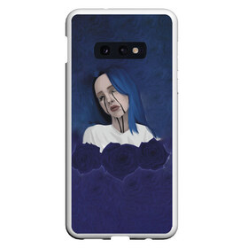 Чехол для Samsung S10E с принтом Billie Eilish Flowers в Кировске, Силикон | Область печати: задняя сторона чехла, без боковых панелей | billie eilish | lovely | music | ocean eyes | pop | билли айлиш | девушка | музыка | океан | поп | эйлиш | элиш