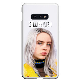 Чехол для Samsung S10E с принтом BillieEilish в Кировске, Силикон | Область печати: задняя сторона чехла, без боковых панелей | billie eilish | lovely | music | ocean eyes | pop | билли айлиш | девушка | музыка | океан | поп | эйлиш | элиш