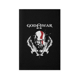 Обложка для паспорта матовая кожа с принтом God of War в Кировске, натуральная матовая кожа | размер 19,3 х 13,7 см; прозрачные пластиковые крепления | Тематика изображения на принте: god of war | арес | афина | бог | бог войны | воин | генерал | гидра | кратос | призрак | спарта | татуировка