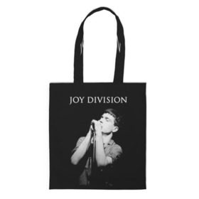 Шоппер 3D с принтом Joy Division в Кировске, 100% полиэстер | Плотность: 200 г/м2; Размер: 34×35 см; Высота лямок: 30 см | Тематика изображения на принте: ian curtis | joy division | joy division unknown pleasures | love will tear us apart | группы | иэн кёртис | пост панк | рок