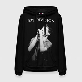 Женская толстовка 3D с принтом Joy Division в Кировске, 100% полиэстер  | двухслойный капюшон со шнурком для регулировки, мягкие манжеты на рукавах и по низу толстовки, спереди карман-кенгуру с мягким внутренним слоем. | Тематика изображения на принте: ian curtis | joy division | joy division unknown pleasures | love will tear us apart | группы | иэн кёртис | пост панк | рок