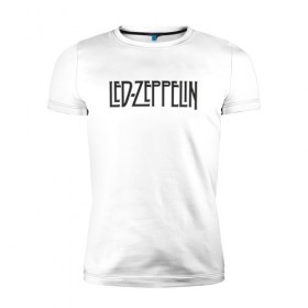 Мужская футболка премиум с принтом Led Zeppelin в Кировске, 92% хлопок, 8% лайкра | приталенный силуэт, круглый вырез ворота, длина до линии бедра, короткий рукав | blues rock | heavy | led zeppelin | progressive hard rock