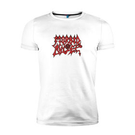Мужская футболка премиум с принтом Morbid Angel в Кировске, 92% хлопок, 8% лайкра | приталенный силуэт, круглый вырез ворота, длина до линии бедра, короткий рукав | death | morbid angel