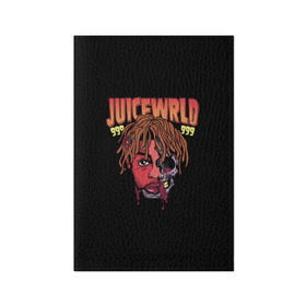 Обложка для паспорта матовая кожа с принтом Juice WRLD в Кировске, натуральная матовая кожа | размер 19,3 х 13,7 см; прозрачные пластиковые крепления | dreams | jucie | juice | lucid | rap | world | wrld | американский | ворлд | врлд | джус | реп | репер | рэп | рэпер