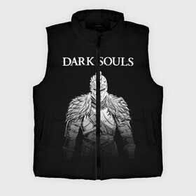 Мужской жилет утепленный 3D с принтом Dark Souls в Кировске,  |  | dark souls | games | praise the sun | игры | компьютерные игры | рыцарь | тёмные души