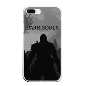 Чехол для iPhone 7Plus/8 Plus матовый с принтом Dark Souls в Кировске, Силикон | Область печати: задняя сторона чехла, без боковых панелей | dark souls | games | praise the sun | игры | компьютерные игры | рыцарь | тёмные души