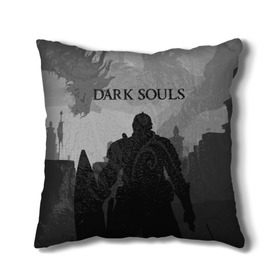 Подушка 3D с принтом Dark Souls в Кировске, наволочка – 100% полиэстер, наполнитель – холлофайбер (легкий наполнитель, не вызывает аллергию). | состоит из подушки и наволочки. Наволочка на молнии, легко снимается для стирки | Тематика изображения на принте: dark souls | games | praise the sun | игры | компьютерные игры | рыцарь | тёмные души