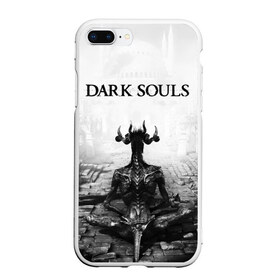 Чехол для iPhone 7Plus/8 Plus матовый с принтом Dark Souls в Кировске, Силикон | Область печати: задняя сторона чехла, без боковых панелей | dark souls | games | praise the sun | игры | компьютерные игры | рыцарь | тёмные души