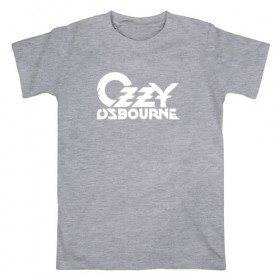 Мужская футболка хлопок с принтом Ozzy Osbourne в Кировске, 100% хлопок | прямой крой, круглый вырез горловины, длина до линии бедер, слегка спущенное плечо. | heavy | ozzy osbourne