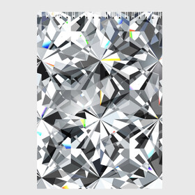 Скетчбук с принтом Бриллиантовое мерцание в Кировске, 100% бумага
 | 48 листов, плотность листов — 100 г/м2, плотность картонной обложки — 250 г/м2. Листы скреплены сверху удобной пружинной спиралью | Тематика изображения на принте: diamond | facets | glitter | highlights | precious | shimmer | sto | абстракция | блеск | блики | бриллиантовое | геометрический | грани | графика | драгоценный | иллюстрация | искусство | камень | картинка | мерцание | мода