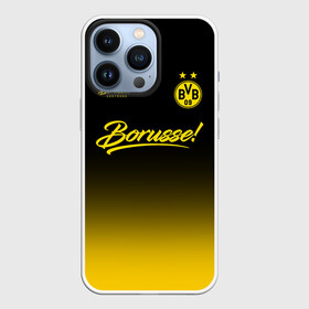 Чехол для iPhone 13 Pro с принтом Боруссия Дортмунд в Кировске,  |  | borusse | borussia | borussia dortmund | bvb | dortmund | schwarzgelben | боруссия | боруссия дортмунд | бундеслига | германия | дортмунд | дортмундcкая боруссия | жёлто ченрые | форма | футбол | футболист | футбольная