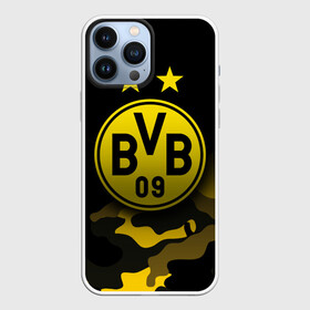 Чехол для iPhone 13 Pro Max с принтом Боруссия Дортмунд в Кировске,  |  | borusse | borussia | borussia dortmund | bvb | dortmund | schwarzgelben | боруссия | боруссия дортмунд | бундеслига | германия | дортмунд | дортмундcкая боруссия | жёлто ченрые | форма | футбол | футболист | футбольная