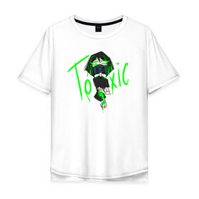 Мужская футболка хлопок Oversize с принтом Toxic в Кировске, 100% хлопок | свободный крой, круглый ворот, “спинка” длиннее передней части | chemical | girls