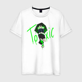 Мужская футболка хлопок с принтом Toxic в Кировске, 100% хлопок | прямой крой, круглый вырез горловины, длина до линии бедер, слегка спущенное плечо. | chemical | girls