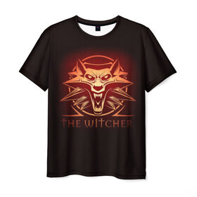 Мужская футболка 3D с принтом The Witcher в Кировске, 100% полиэфир | прямой крой, круглый вырез горловины, длина до линии бедер | wild hunt | арбалет | ведьмак 3 | геральт | дикая | магия | охота | сказка | сфера | фэнтези | цири