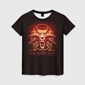 Женская футболка 3D с принтом The Witcher в Кировске, 100% полиэфир ( синтетическое хлопкоподобное полотно) | прямой крой, круглый вырез горловины, длина до линии бедер | wild hunt | арбалет | ведьмак 3 | геральт | дикая | магия | охота | сказка | сфера | фэнтези | цири