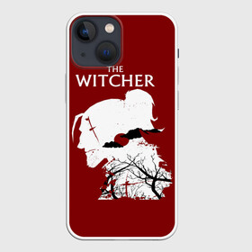 Чехол для iPhone 13 mini с принтом The Witcher в Кировске,  |  | wild hunt | арбалет | ведьмак 3 | геральт | дикая | магия | охота | сказка | сфера | фэнтези | цири