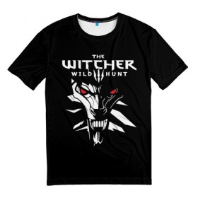 Мужская футболка 3D с принтом The Witcher 3: Wild Hunt в Кировске, 100% полиэфир | прямой крой, круглый вырез горловины, длина до линии бедер | wild hunt | арбалет | ведьмак 3 | геральт | дикая | магия | охота | сказка | сфера | фэнтези | цири