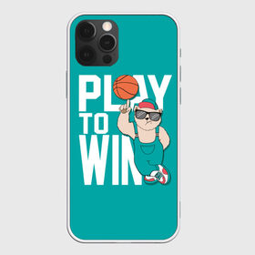 Чехол для iPhone 12 Pro Max с принтом Play to win в Кировске, Силикон |  | Тематика изображения на принте: баскетбол | баскетбольный | бейсболка | графика | животное | зелёный | играй | иллюстрация | картинка | комбинезон | кот | кроссовки | крутит | мода | мяч | на пальце | надпись | очки | победы | ради