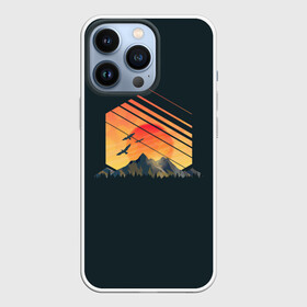Чехол для iPhone 13 Pro с принтом Заход Солнца в Кировске,  |  | camping | mountains | sunset | восход | горы | заход | приключение | птицы | путешествие | солнце | туризм