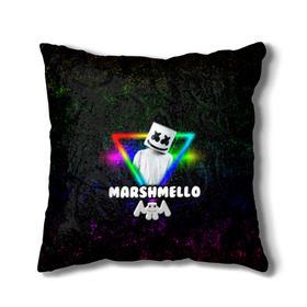 Подушка 3D с принтом Marshmello в Кировске, наволочка – 100% полиэстер, наполнитель – холлофайбер (легкий наполнитель, не вызывает аллергию). | состоит из подушки и наволочки. Наволочка на молнии, легко снимается для стирки | christopher | comstock | dj | dotcom | friends | marshmallow | marshmello | usa | диджей | друзья | комсток | крис | маршмэллоу | продюсер | сша