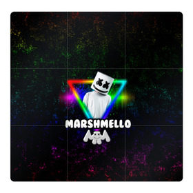 Магнитный плакат 3Х3 с принтом Marshmello в Кировске, Полимерный материал с магнитным слоем | 9 деталей размером 9*9 см | christopher | comstock | dj | dotcom | friends | marshmallow | marshmello | usa | диджей | друзья | комсток | крис | маршмэллоу | продюсер | сша