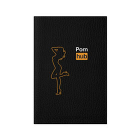 Обложка для паспорта матовая кожа с принтом Pornhub (neon girl) в Кировске, натуральная матовая кожа | размер 19,3 х 13,7 см; прозрачные пластиковые крепления | brazzers | видео | девушка | любовь | неон | свечение | силуэт | фигура | хаб | чувства