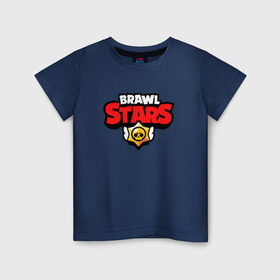 Детская футболка хлопок с принтом BRAWL STARS в Кировске, 100% хлопок | круглый вырез горловины, полуприлегающий силуэт, длина до линии бедер | brawl stars | brawl stars сервер | браво старс | игра brawl stars | персонажи brawl stars.
